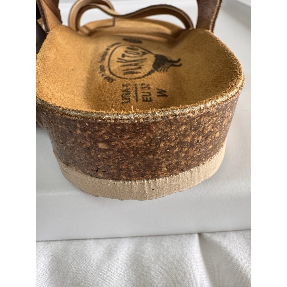 New Plankton AFELPADO Sandals Size 37 / 6.5 USA Beige / Tan 2025 Blair Leather - Picture 7 of 9
